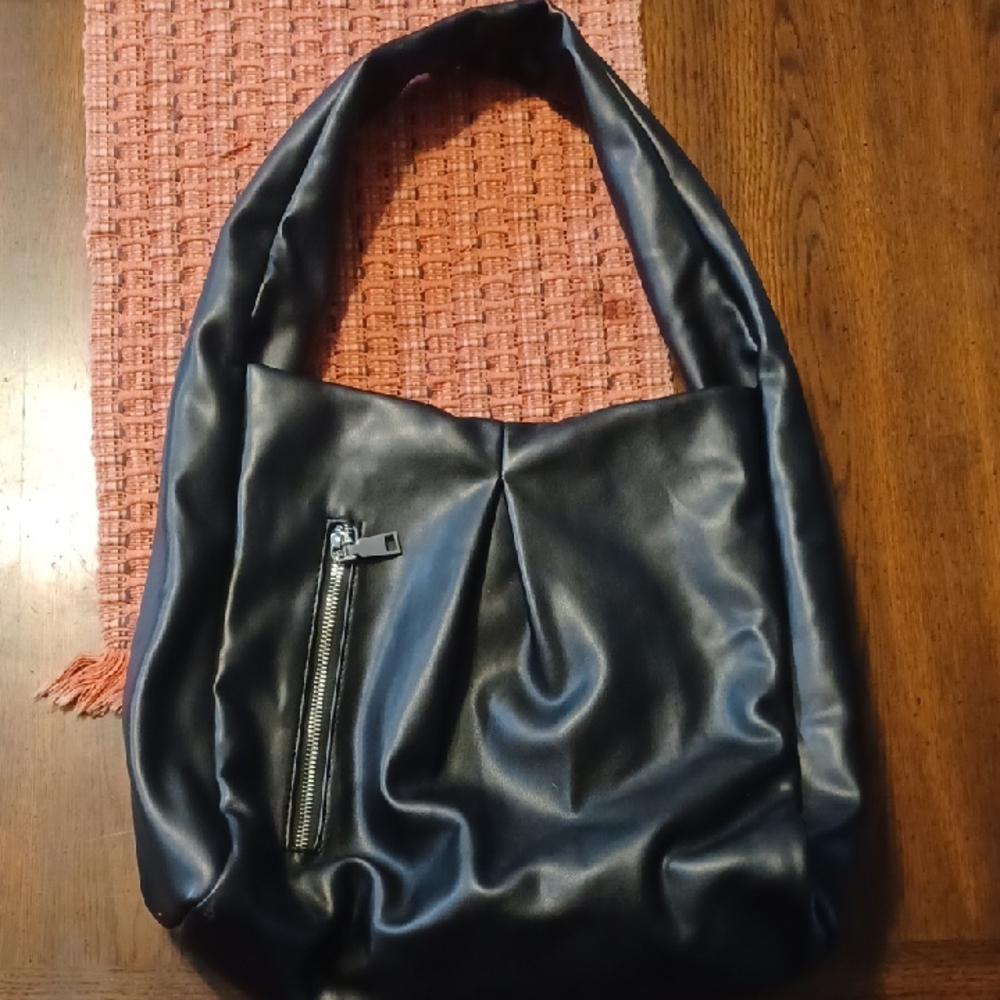 Madison West Black Hobo Bag